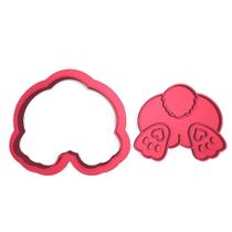 Cortador Marcador Coelho Costas Bumbum Pata Coração