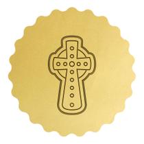 Cortador Marcador Cruz com Adornos Circulares