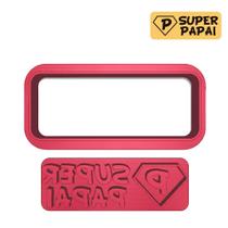 Cortador Marcador Dia dos Pais Super Papai Cortador Marcador Dia dos Pais Super Papai