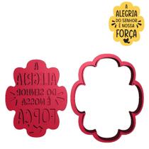 Cortador Marcador Frase Alegria do Senhor Nossa Força Cortador Marcador Frase Alegria do Senhor Nossa Força