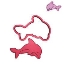 Cortador Marcador Fundo do Mar Cookie Golfinho Boto Cortador Marcador Fundo do Mar Cookie Golfinho Boto