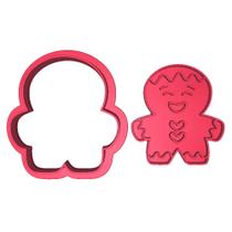 Cortador Marcador Natal Gingerbread Gengibre Sorrindo