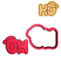 Cortador Marcador Natal Ho Papai Noel Gorro Fofo