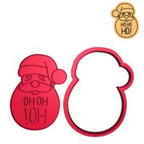 Cortador Marcador Natal Papai Noel Ho Ho Ho Fofura