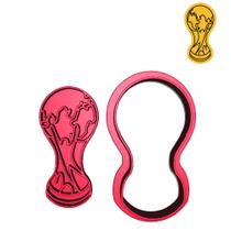 Cortador Marcador Troféu Taça Copa Mundo Futebol Cortador Marcador Troféu Taça Copa Mundo Futebol