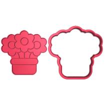 Cortador Marcador Vaso Flores Azaleia Varanda Janela Cortador Marcador Vaso Flores Azaleia Varanda Janela