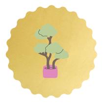 Cortador Modular Árvore Cute Vegetação Planta Bonsai