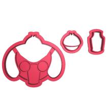 Cortador Modular Elefante Nesho Palhaço Herói Plim Plim Cortador Modular Elefante Nesho Palhaço Herói Plim Plim