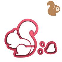 Cortador Modular Esquilo De lado Sentado Cortador Modular Esquilo De lado Sentado