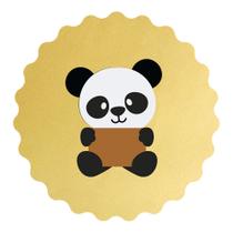 Cortador Modular Pandinha Fofinho Sentado com Placa
