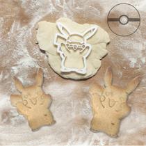 Cortador Molde Pikachu Pokemon Para Biscoito Biscuit Pasta Americana Confeitaria Artesanato - 9,5 cm Cortador Molde Pikachu Pokemon Para Biscoito Biscuit Pasta Americana Confeitaria Artesanato - 9,5 cm