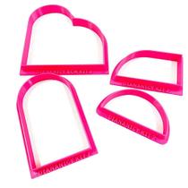 Cortador Moldura Arco com Meia Lua - Kit 2 - 8cm - D260146 Cortador Moldura Arco com Meia Lua - Kit 2 - 8cm - D260146