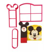 Cortador Moldura Painel Mickey 3 Peças Cortador Moldura Painel Mickey 3 Peças