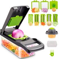 Cortador Multi Fatiador Nicer Para Alimentos E Frutas 8 em 1