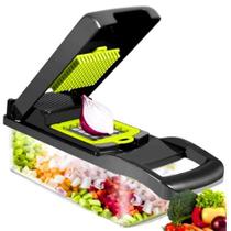 Cortador Multifuncional 13 em 1 Legumes Frutas Verduras Inox - Alleeshopping