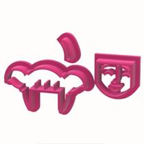 Cortador Mundo Bita - Lila 4cm - D250812 Cortador Mundo Bita - Lila 4cm - D250812