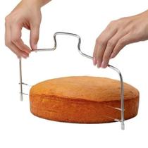 Cortador Nivelador Fatiador De Bolos Fios Duplo Confeitaria