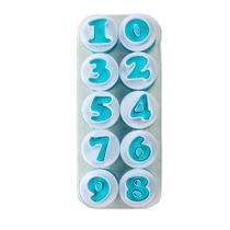 Cortador Numerais - Plástico - 2,8x2,8x3,8 cm - 10 unidades - Cromus Linha Profissional Allonsy - Rizzo Cortador Numerais - Plástico - 2,8x2,8x3,8 cm - 10 unidades - Cromus Linha Profissional Allonsy - Rizzo