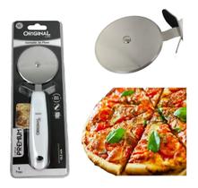 Cortador Para Pizza Profissional Lâmina Aço Inox Fatiador