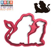 Cortador Pasta Americana Confeitar Rei Leão Simba Nala Festa Infantil Cortador Pasta Americana Confeitar Rei Leão Simba Nala Festa Infantil