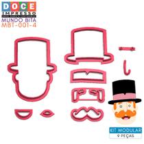 Cortador Pasta Festa Infantil Cabeça Mundo Bita Original