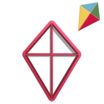 Cortador Pasta Modular Doce Impresso Desenho Infantil Mundo Bita Brincadeira Pipa Papagaio Arraia