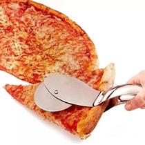 Cortador Pegador Espátula Pizza 2 Em 1 Inox-fácil De Servir