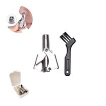 Cortador Pelos Nariz Portátil Aparador Manual Aço Inox Lavável Cortador Pelos Nariz Portátil Aparador Manual Aço Inox Lavável