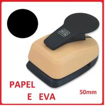 Cortador Perfurador Eva E Papel - Circulo 50mm 5,0cm - CompraFácil