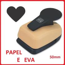 Cortador Perfurador Eva E Papel - Coração 50mm 5,0cm - CompraFácil