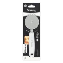 Cortador Pizza Inox Cabo Branco 21cm Cortador Pizza Inox Cabo Branco 21cm