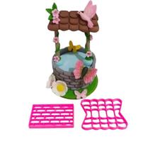 Cortador Poço Encantado Telhado Tijolinho Bosque Fazendinha Cortador Poço Encantado Telhado Tijolinho Bosque Fazendinha