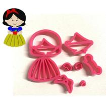 Cortador Princesa Branca de Neve 6cm - D250618 - Ideal para Docinhos Personalizados