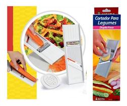 Cortador Ralador Fatiador De Legumes Dupla Face Keita Branco Cortador Ralador Fatiador De Legumes Dupla Face Keita Branco