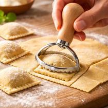 Cortador Ravioli Massas Aço Inox Wincy 10x6,5cm Resistente