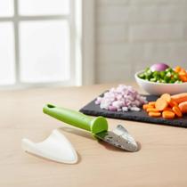 Cortador Repolho Alface Legumes Verduras Multiuso Inox+Plastico Fatiador Removedor de Miolo