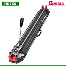 Cortador Riscadeira Pisos Porcelanatos Profissional Hd750 Cortag Aço Carbono Corta Até 75cm