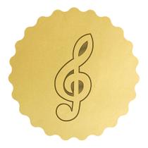 Cortador Silhueta Contorno Nota Musical Clave de Sol