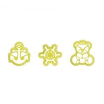 Cortador Slim Urso Marinheiro C/3 Bluestar