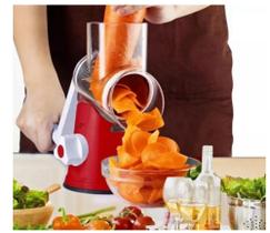 Cortador Tabletop Drum Grater Fatiador Legumes 3 Em 1 Inox - mais br