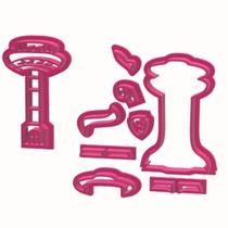 Cortador Torre Patrulha Canina 6cm - D250637 - Biodegradável