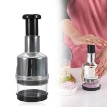 Cortador Triturador Processador Manual Frutas Legumes Verduras Queijos Tempero Metalizado