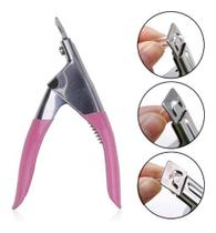 Cortador Unha Tips Alongamento Em Gel Manicure Profissional