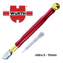 Cortador Vidro Profissional Wurth Até 15mm Corte Preciso Cortador Vidro Profissional Wurth Até 15mm Corte Preciso