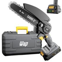 Cortadora de Galhos a Bateria Mini Motosserra Portátil Sem Fio Sabre 6 Maleta K21 S01 Wap Cortadora de Galhos a Bateria Mini Motosserra Portátil Sem Fio Sabre 6 Maleta K21 S01 Wap