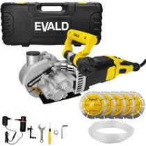 Cortadora de Parede 2400W 6500 RPM 5 Lâminas c/ Maleta e Kit Refrigeração ECP-2400 EVALD