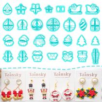 Cortadores de Arcilla TAINSKY para Navidad - 28 Formas Cortadores de Arcilla TAINSKY para Navidad - 28 Formas