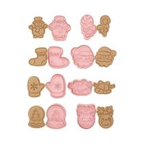Cortadores De Biscoito De Natal 8 Peças/Conjunto, Molde De Biscoito De Desenho Animado DIY, Moldes Cortadores De Biscoito De Natal 8 Peças/Conjunto, Molde De Biscoito De Desenho Animado DIY, Moldes