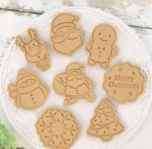 Cortadores de Biscoitos e Massas Kit/8 Unidades Natal 1