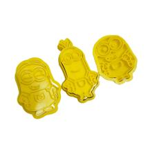 Cortadores de Biscoitos e Massas Minions 3pçs Cortadores de Biscoitos e Massas Minions 3pçs